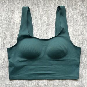 PINK Victoria's Secret Deep Green Sports Bra